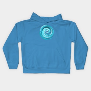 Ocean Swirl Kids Hoodie